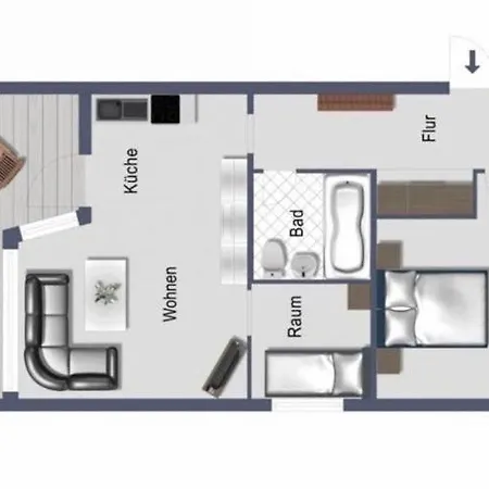 Penthousewohnung Gasteinblick 아파트 *