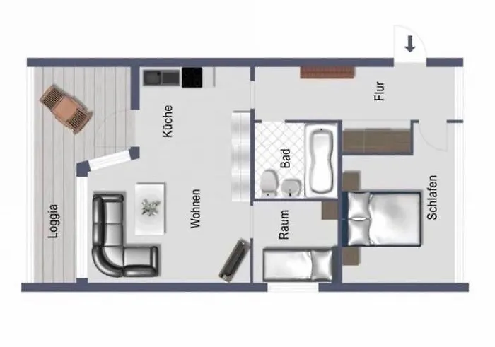 Penthousewohnung Gasteinblick Διαμέρισμα *